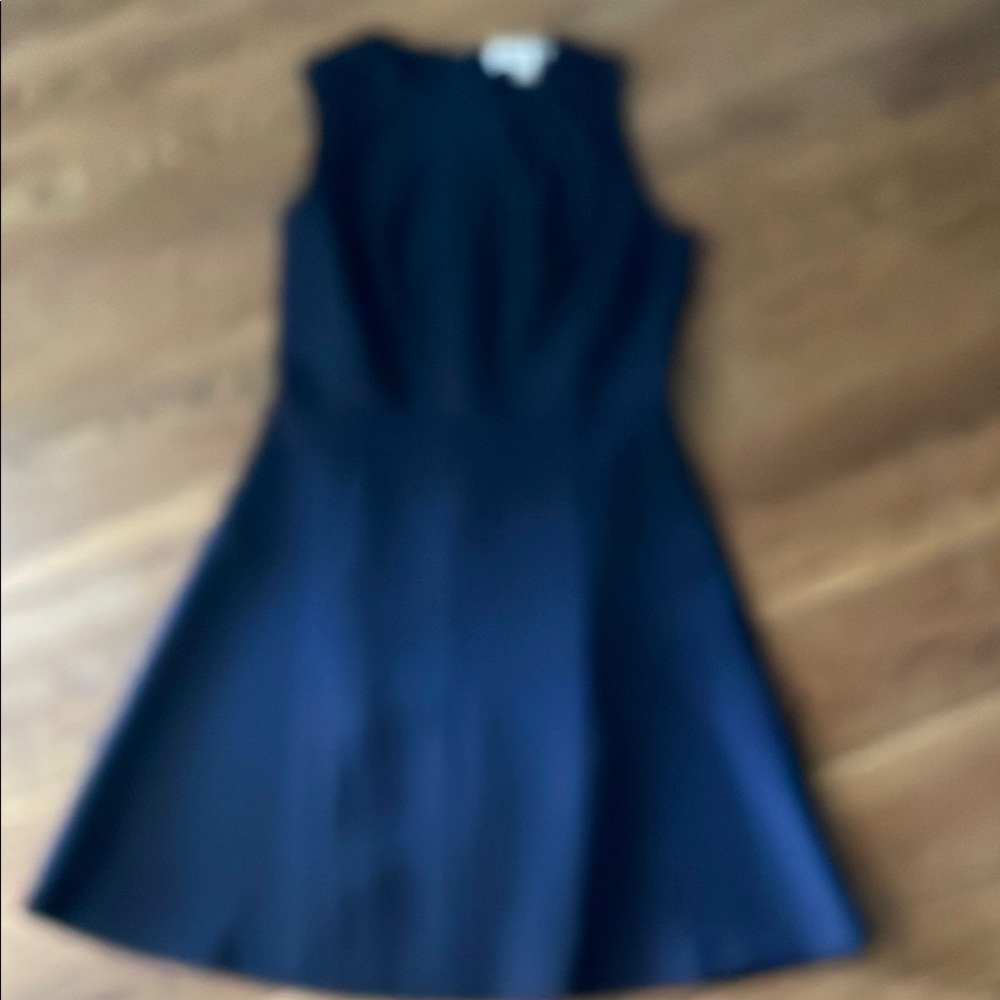 Michael Kors Blue Sleeveless A-Line Mini Dress